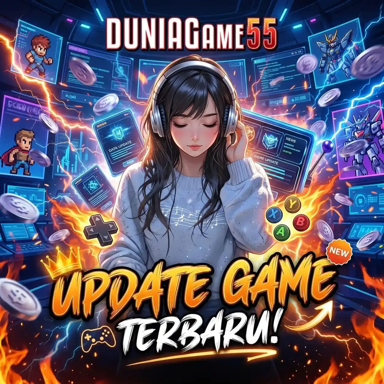 DuniaGame55 | Dengarkan Keseruan Podcast Gaming Bareng Para Streamer Terbaik Indonesia